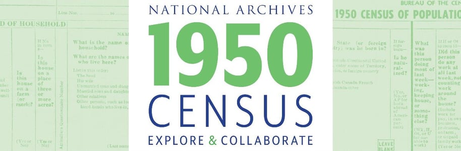 1950 Census banner