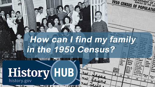 How can I find my family in the 1950 Census?
